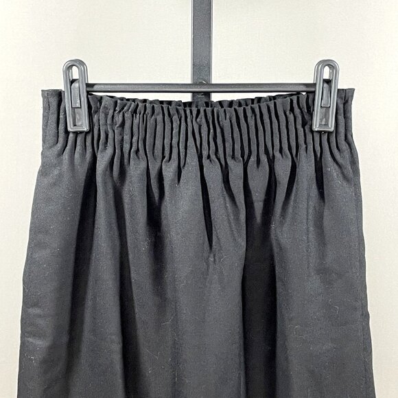 NEW J Crew Skirt Womens 00 Black Pull On A-Line Skirt classic preppy - Picture 2 of 10